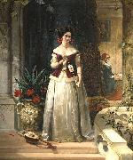 William Knight Keeling William Knight Keeling. Love's Messenger Spain oil painting artist